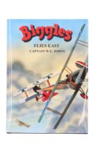 Captain W E Johns, "Biggles Flies East", one of a limited edition of 300 copies, signed by publisher