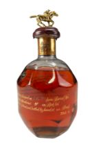 A bottle of Blanton Gold Edition bourbon whiskey, "Dumped on 6/16/99", 700 ml