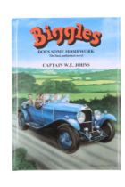 Captain W E Johns, "Biggles Does Some Homework", one of a limited edition of 300 copies, as new in