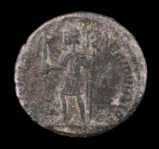A late Roman copper coin of the General / usurper Magnentius, 350-353 CE