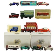 A quantity of boxed Lledo diecast model cars, etc