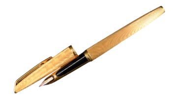 A Waterman gold plated fountain pen