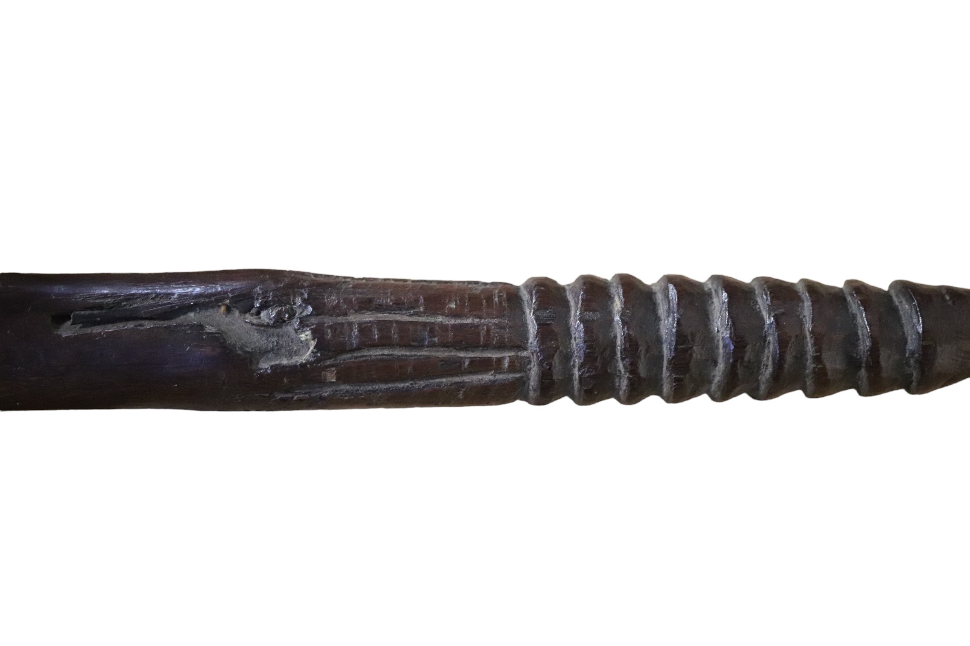 An Australian aboriginal waddy cluck / digging stick, 56 cm - Image 9 of 11