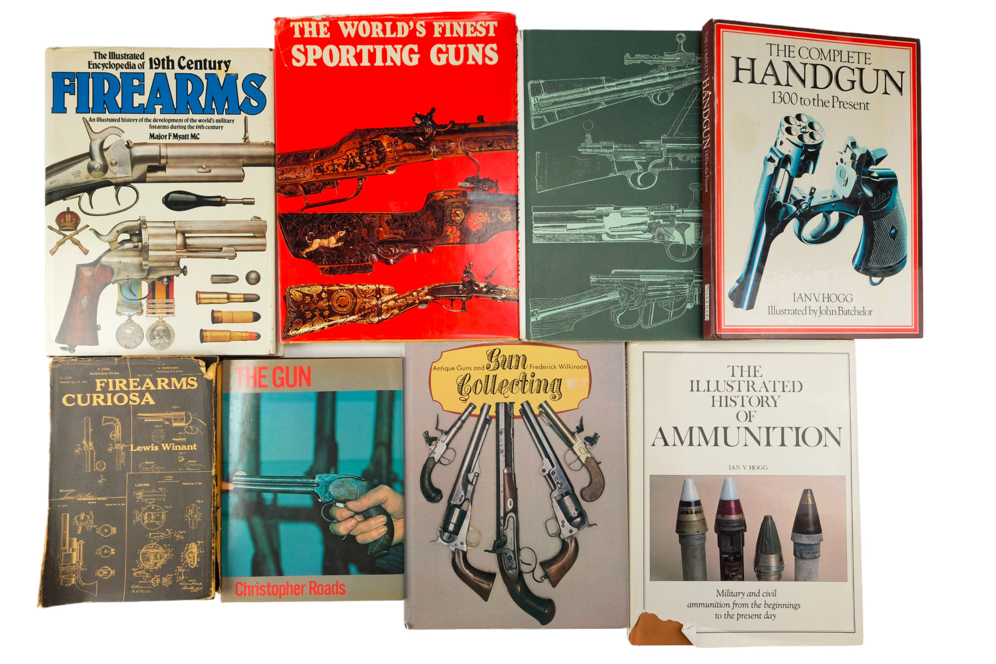 A group of books on antique guns and firearms including Winant "Firearms Curiosa", and Hogg, "The - Image 3 of 3