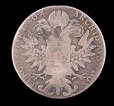 A silver Maria Theresa one thaler coin