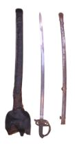 A Victorian Rifle Volunteers officer's Pattern 1845 sword, with cover