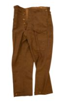 Second World War British army Serge Battledress Trousers, 1940 dated