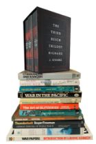 A group of books on the Second World War, the German Third Reich, military aircraft etc, including