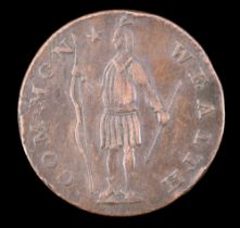 USA, a 1788 Massachusetts copper cent coin