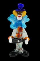 A Murano glass clown, 25 cm