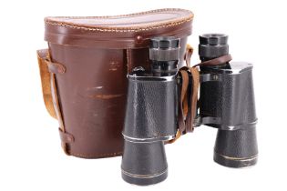 A cased pair of Nikon J-B7 7 x 50 Feather-Weight Binoculars, made by Nippon Kogaku, Tokyo