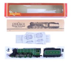 A Hornby model railway Flying Scotsman locomotive