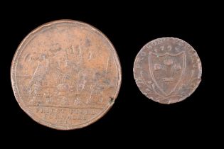 An 1811 Bradeley, Bilston and Priestfield Collieries and Iron Works copper Conder token together