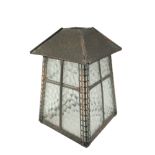 A 1920s hall lantern, 19 cm
