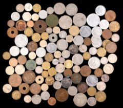 A group of world coins