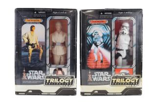 Two Star Wars The Original Trilogy Collection "large size" action figures, comprising Luke Skywalker