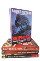 Four books on military snipers