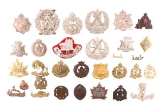 Sundry Canadian cap and other badges