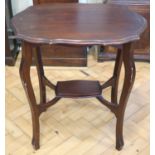 A late 19th / early 20th Century mahogany occasional table, 67 x 46 x 74 cm
