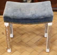 A Queen Elizabeth II oak Coronation stool