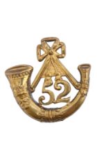 A Victorian 52nd Foot (Oxfordshire Light Infantry) glengarry badge