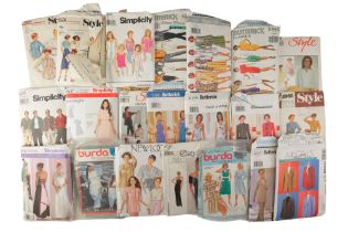 A quantity of vintage sewing patterns for dresses, suits, etc