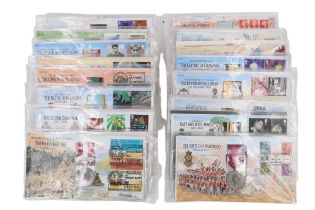 A collection of Benham Philatelic British campaign medal stamp covers