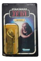 Star Wars Return Of The Jedi "Bib Fortuna" action figure, in original packaging, by Kenner, 1983