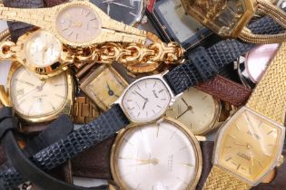A group of wristwatches, including Accurist, Seiko, Pulsar, Santima, etc