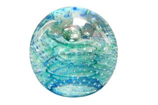 A Caithness Spinaway glass paperweight, 7.5 cm