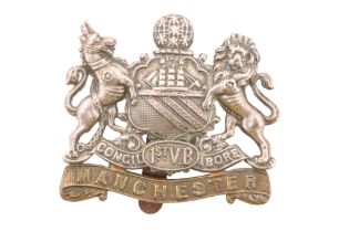A 1st Volunteer Battalion Manchester Regiment cap badge