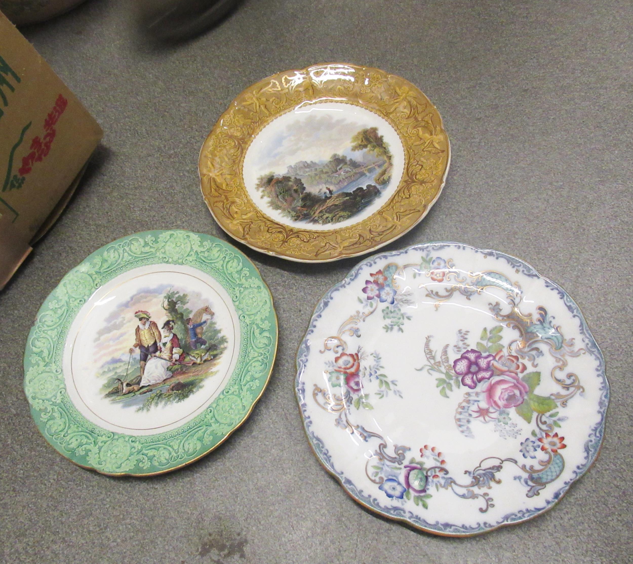 Collection of various 19th and early 20th Century Prattware plates, a mug and other ceramics - Image 4 of 5