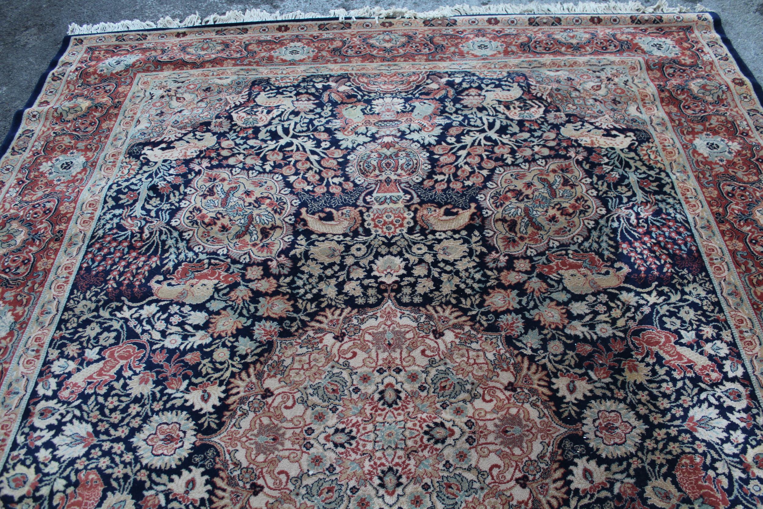 Large Kashan machine woven carpet in Persian style, 273cms x 370cms - Image 3 of 4