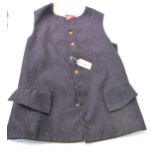 Vivienne Westwood, gentleman's grey wool waistcoat, size 50