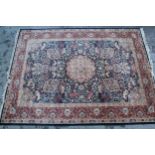 Large Kashan machine woven carpet in Persian style, 273cms x 370cms