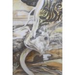 Alasdair McMorrime, pair of artist signed Limited Edition lithographs, abstract studies, 72cms x