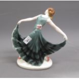 Continental figure of a dancing girl (at fault) Just says 'Foreign' to the base