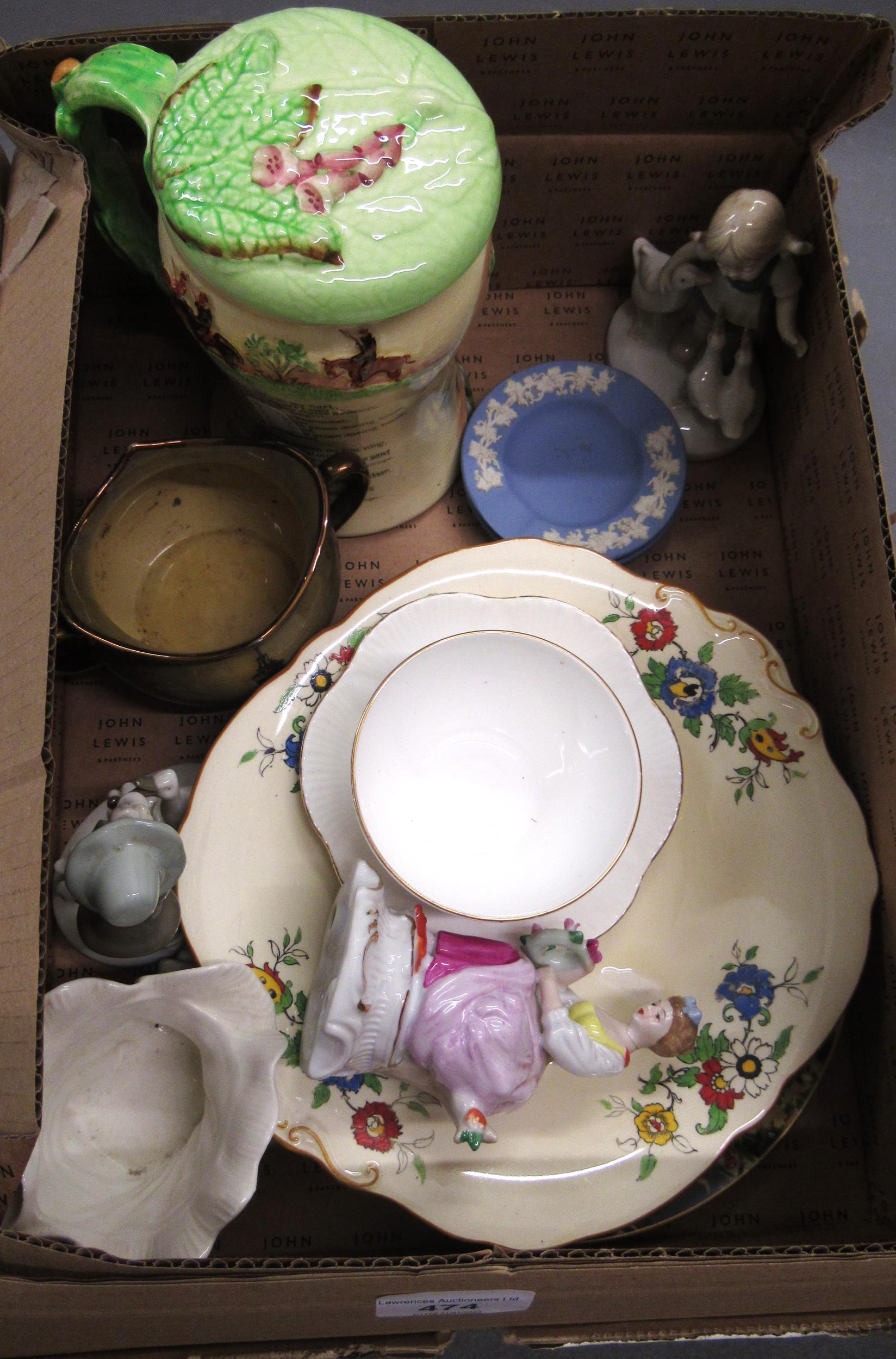 Quantity of various porcelain items including figurines etc.
