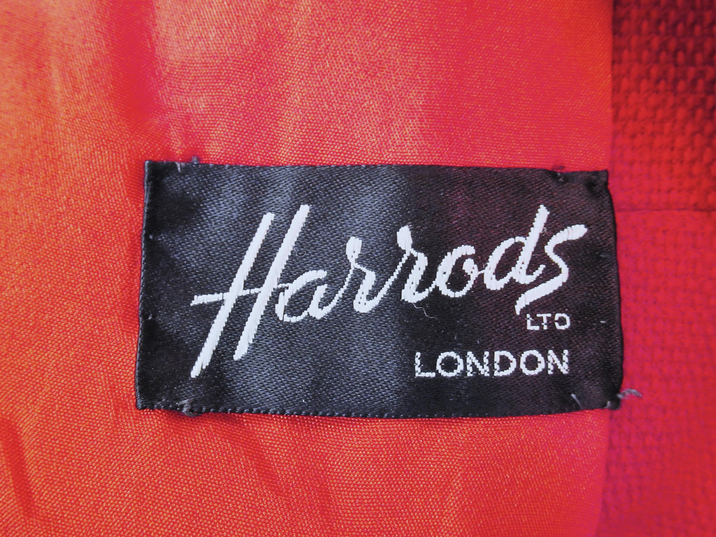 Christian Dior for Harrods, ladies red jacket, size 12 Has a couple of minor pulls and a very - Image 4 of 6