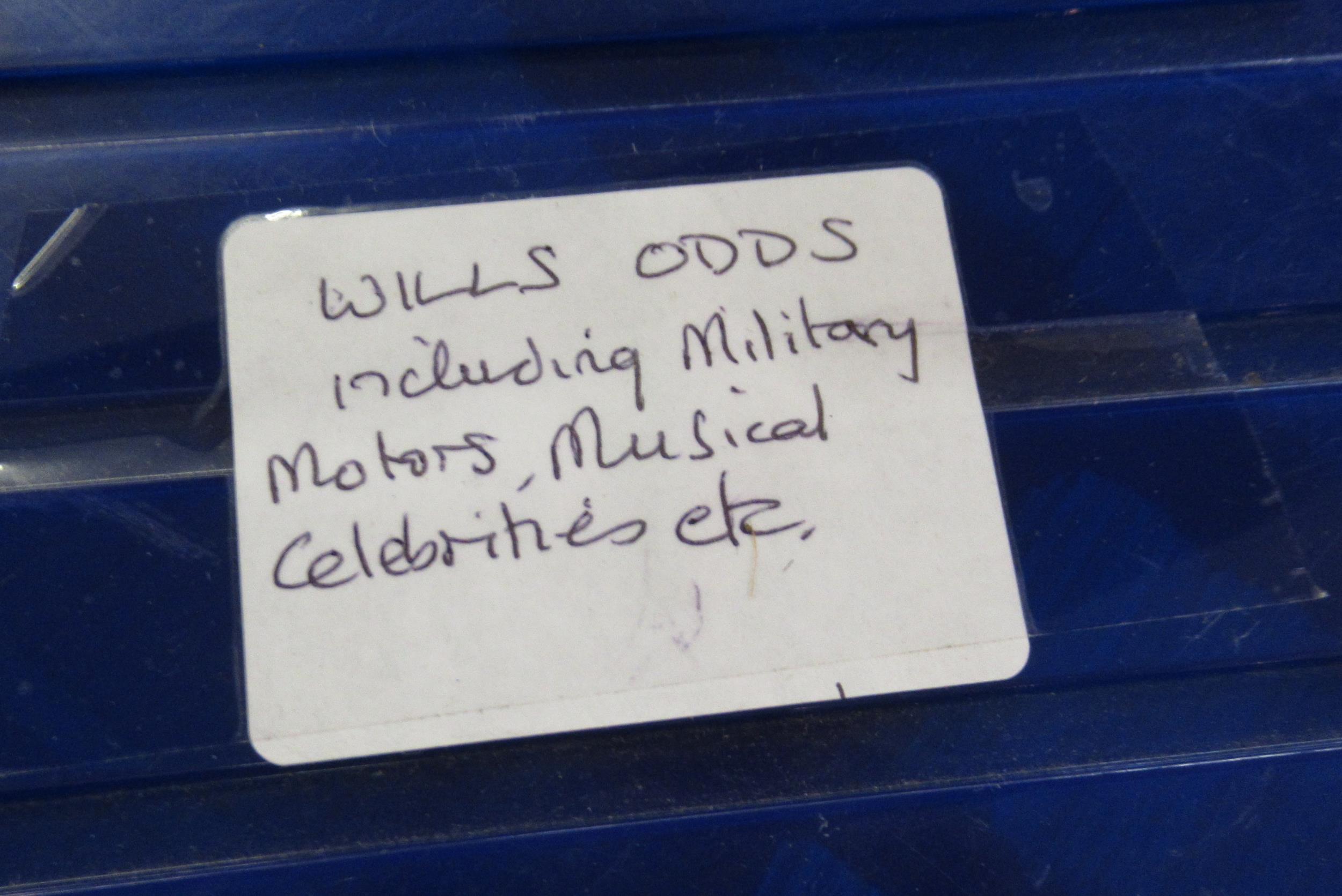 Two blue boxes containing a large collection of various Wills, odd cigarette cards, including - Image 3 of 7