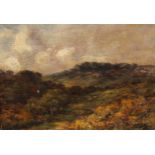 J.U. Walmsley, oil on board, landscape, signed, 18.5cms x 26cms, gilt framed Ready to hang and no