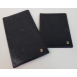 Must de Cartier, black leather wallet with authentication certificate No. CL403961, together with