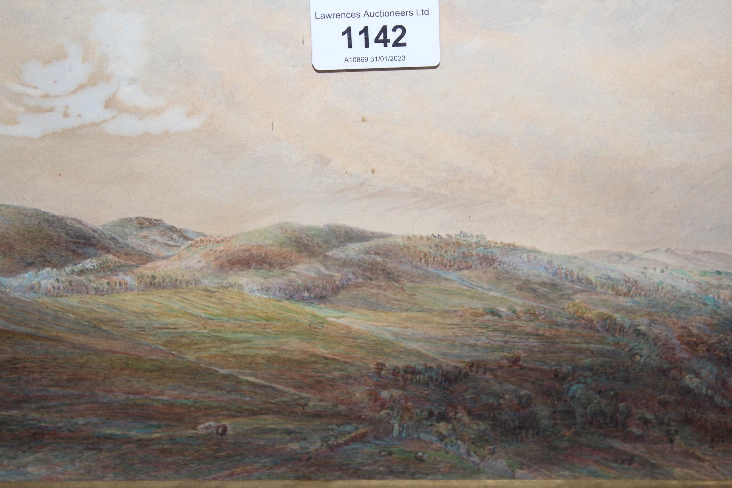 19th Century watercolour, titled ' The Sands of the Dovey ', Aberdovey North Wales, unsigned,