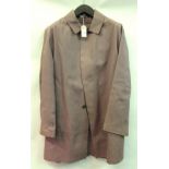 Mackintosh, Scotland, gentleman's brown rain coat, size XL Some staining to cuffs