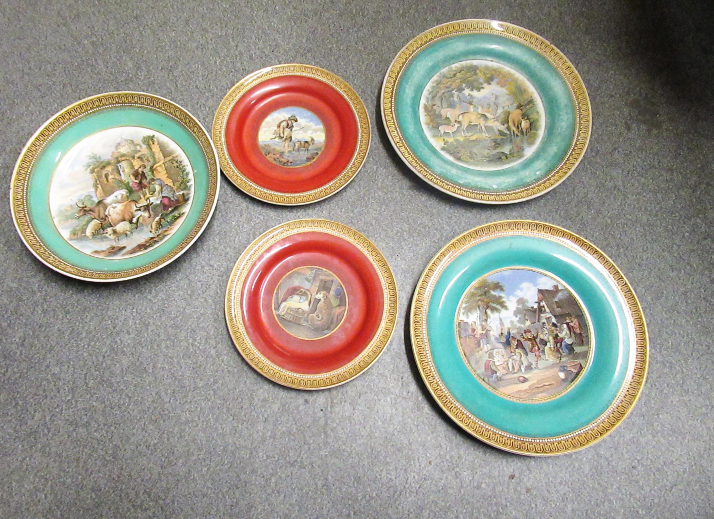 Collection of various 19th and early 20th Century Prattware plates, a mug and other ceramics - Image 2 of 5