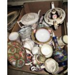Miscellaneous quantity of mainly 19th Century English porcelain and pottery, including various