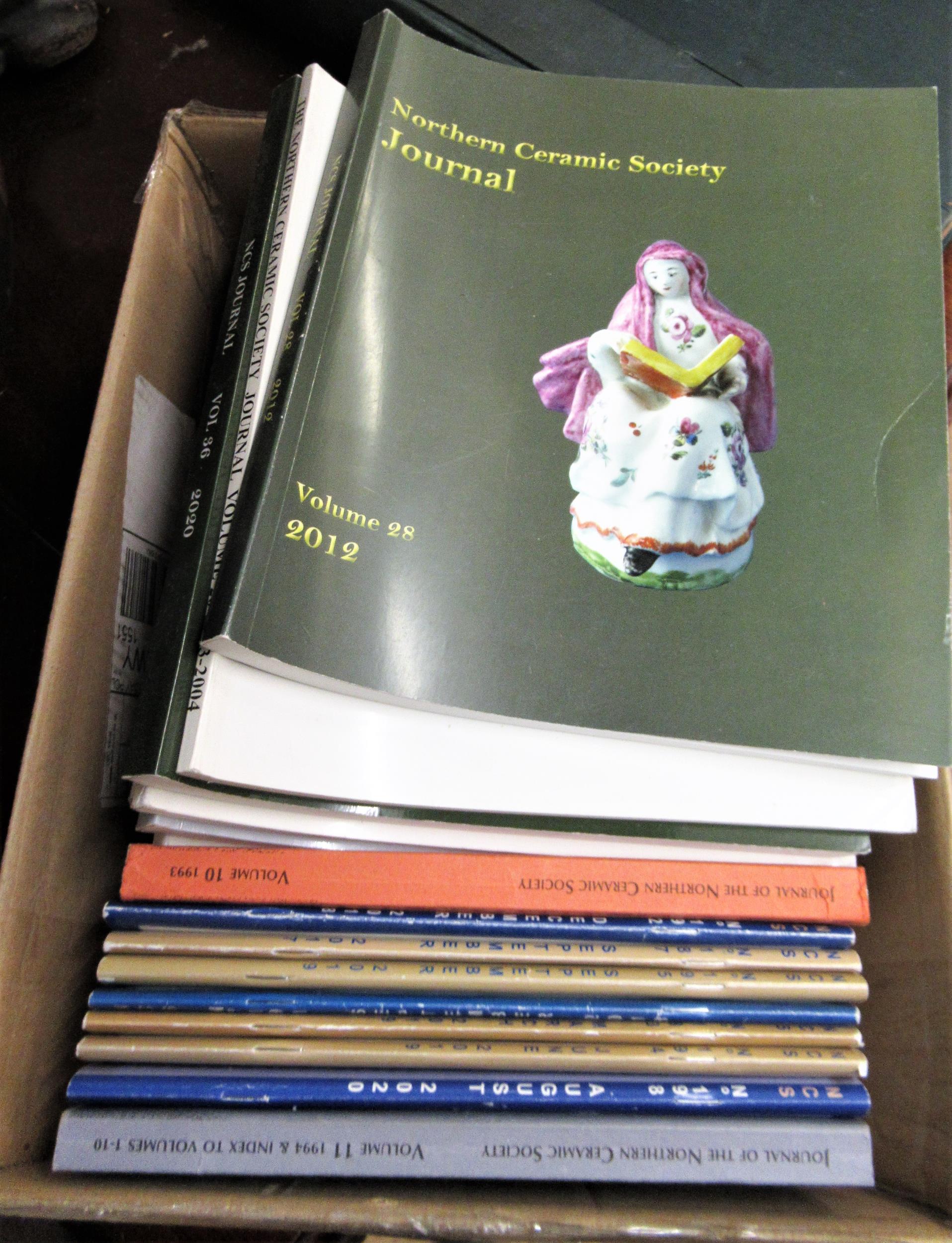 Box containing a small quantity of various porcelain related pamphlets, booklets etc and another box - Image 2 of 2