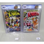 Marvel X-Men comic, Issue 121, CGC graded 8.5 together with X-Men comic, Issue 126, CGC graded 8.5