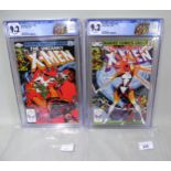 Marvel X-Men comic, Issue 158, CGC graded 9.2, together with X-Men comic, Issue 164, CGC graded 9.2