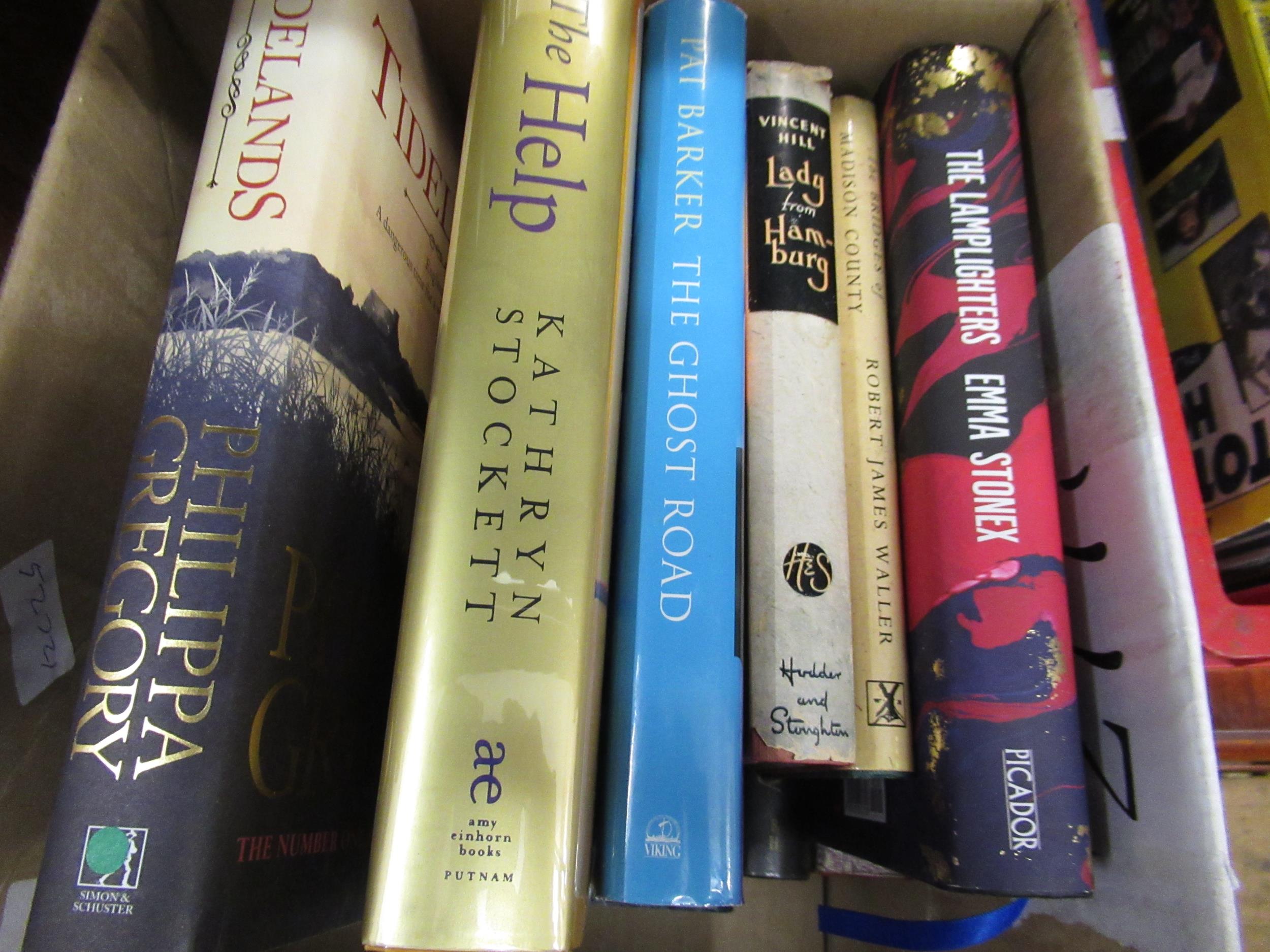 Box containing a quantity of hardback novels, some First Editions, including Robert Goddard, - Image 2 of 3